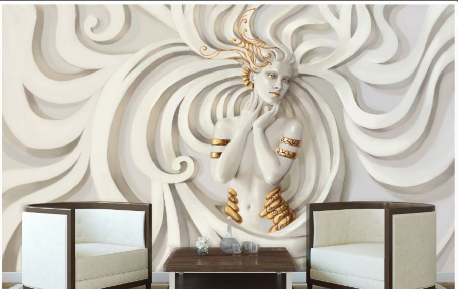 Фотообои с животными в интерьере