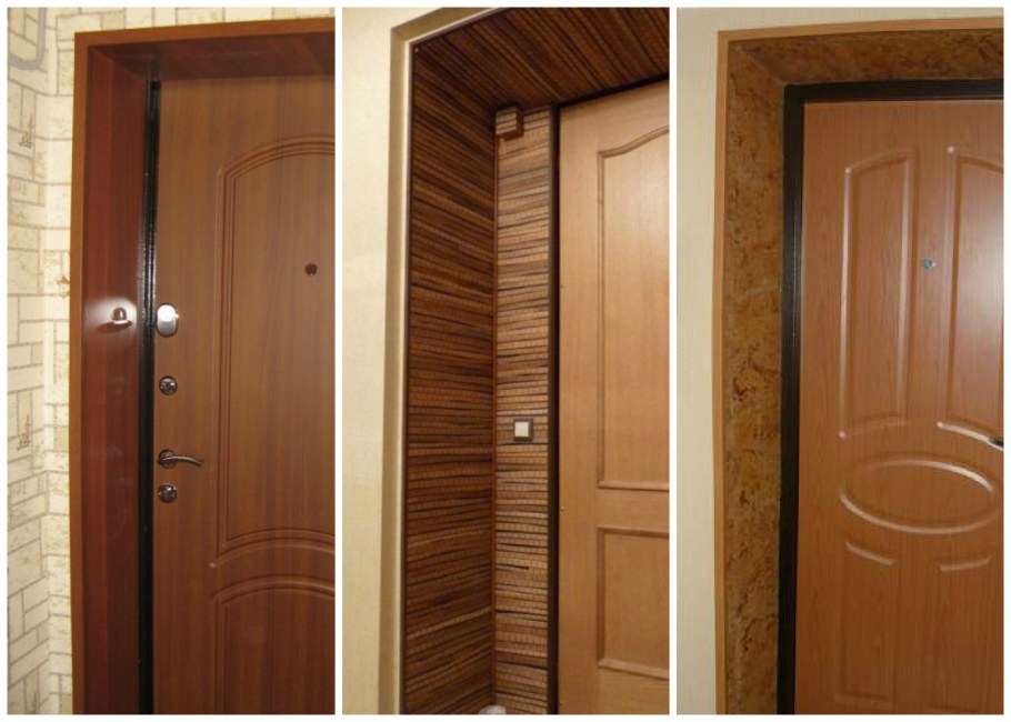 Отделка дверного проема