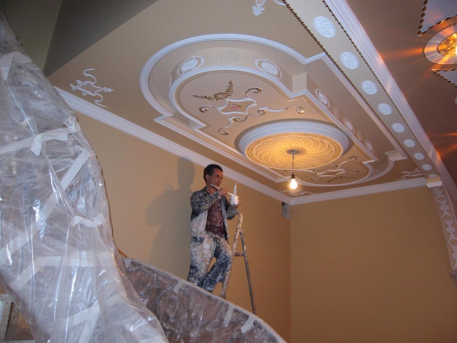 Потолок из гипсокартона в Таджикистане