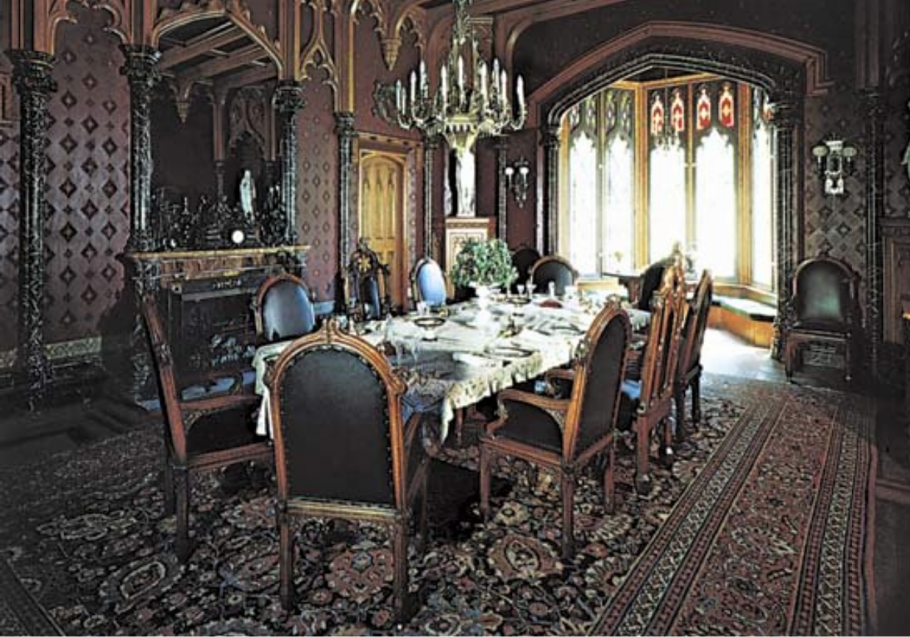 Готика 19 века интерьер