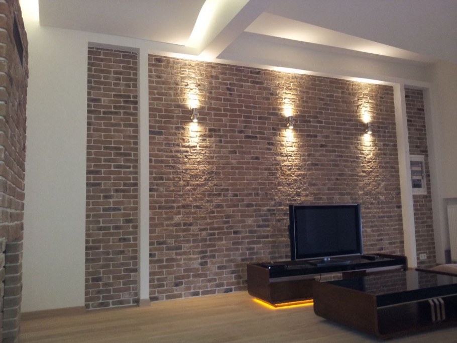 Стеклоблоки в интерьере