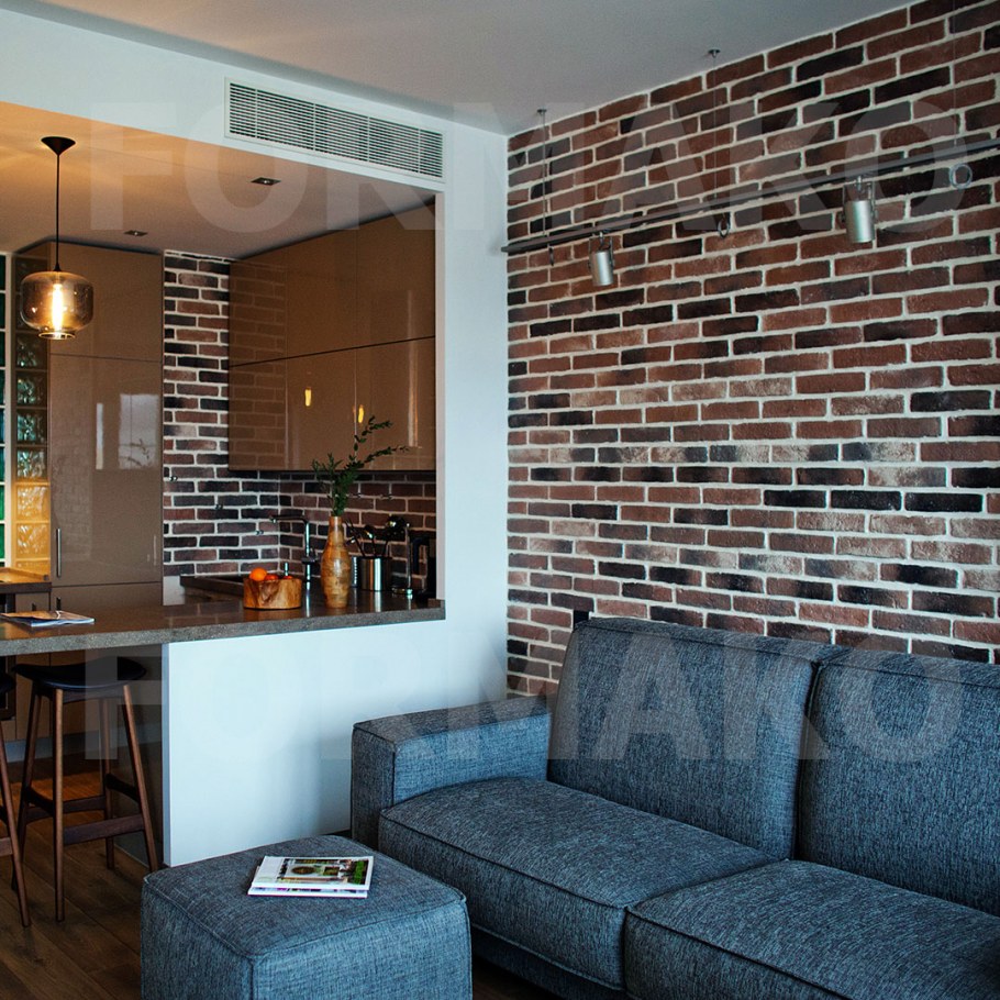 Ниша в декоративном кирпиче