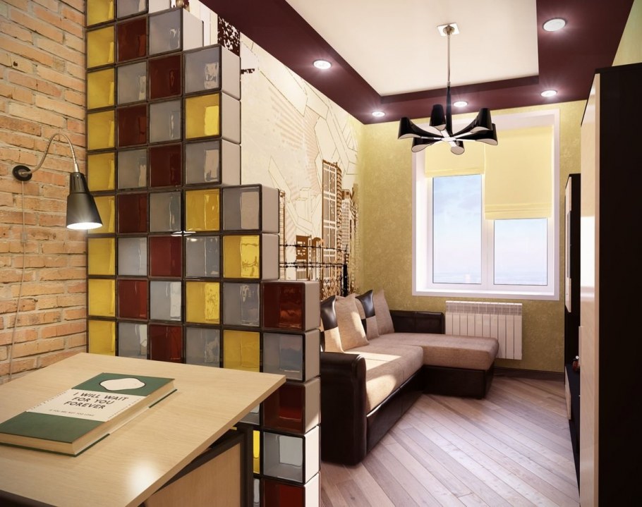 Перегородка из облицовочного кирпича