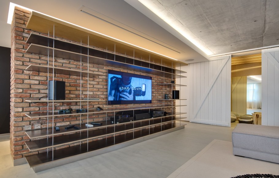 Муляж стены под кирпич