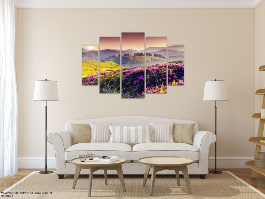 Картина на стену в гостиную в современном стиле