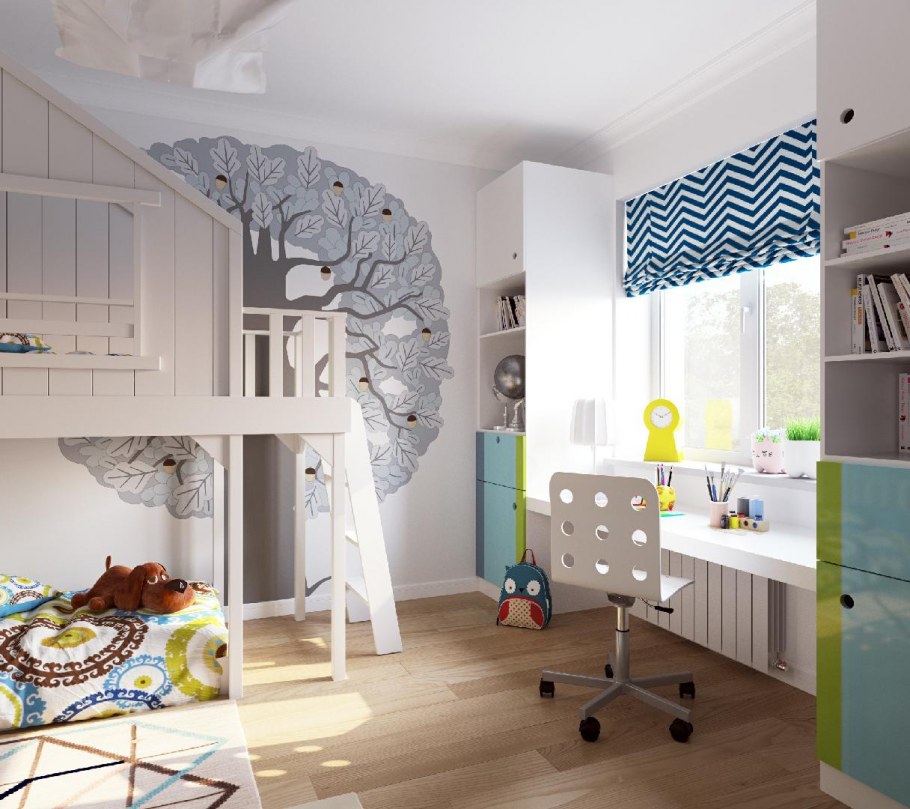 Дизайнерские детские комнаты для мальчиков