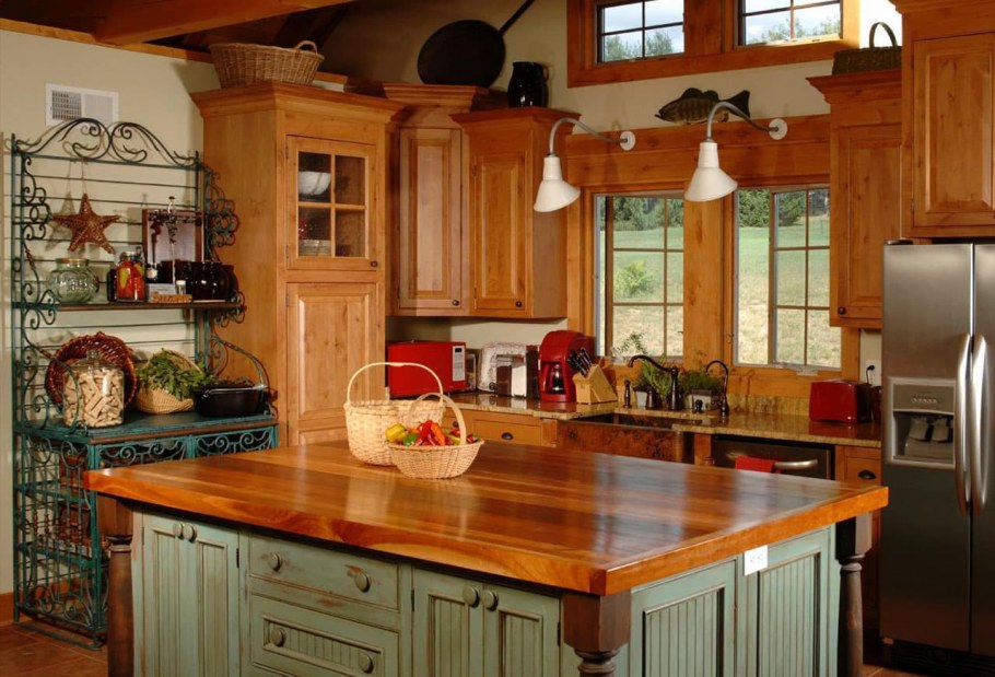Кухня деревенский стиль Прованс Шале