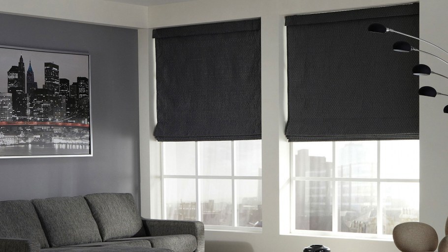 Рулонные шторы в интерьере