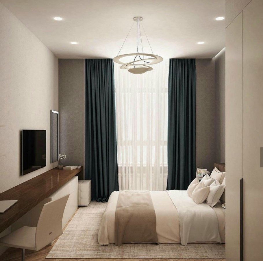 Интерьер комнаты 15кв в светлых тонах