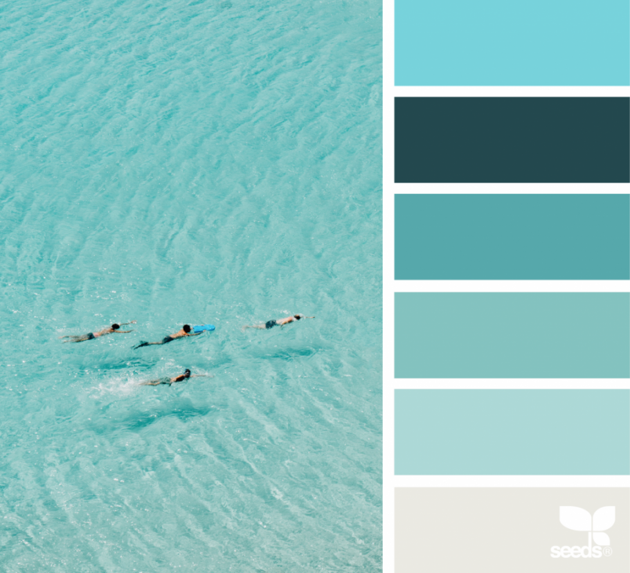 Тёмный Туркуаз оттенок палитра