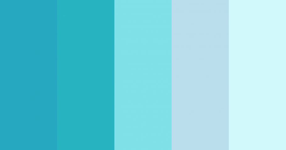 Оттенки сине-зеленого цвета