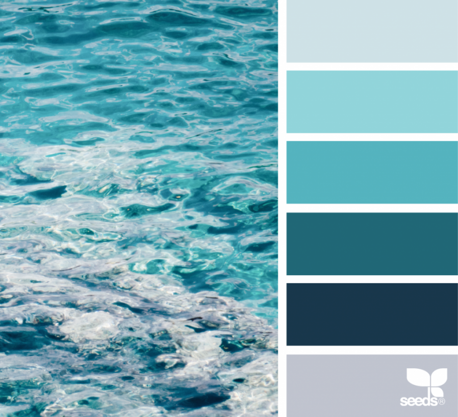 Цветовая палитра бирюза