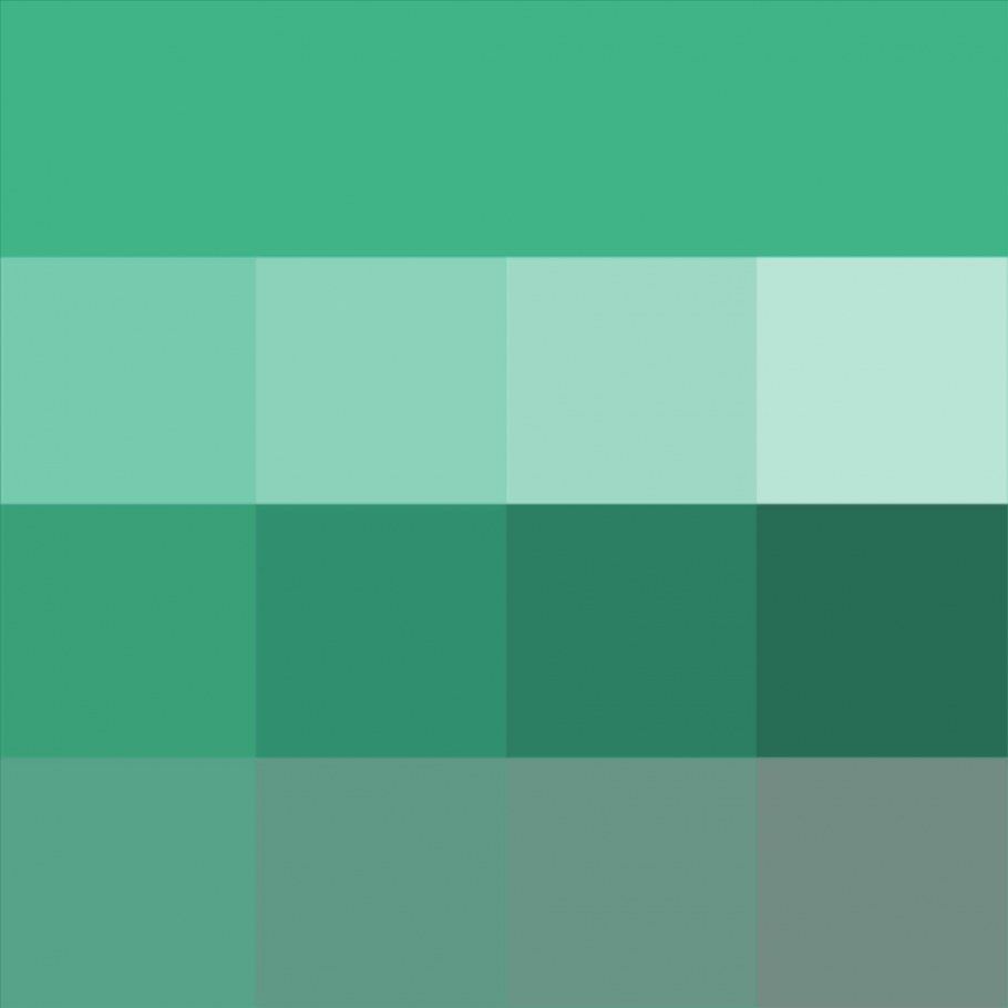 Оттенки Аквамарин палитра