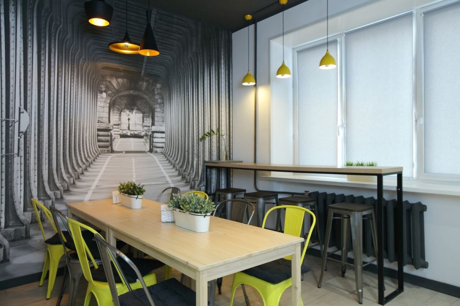 Интерьер офисной кухни