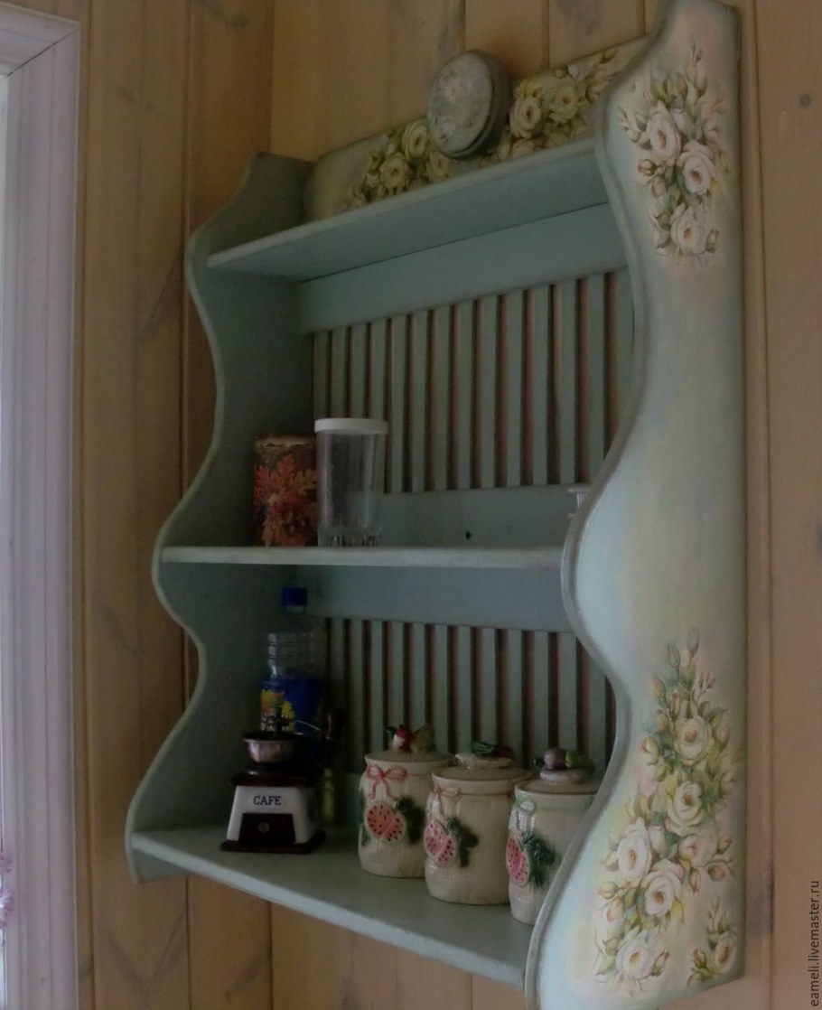 Полка для кухни в стиле Прованс