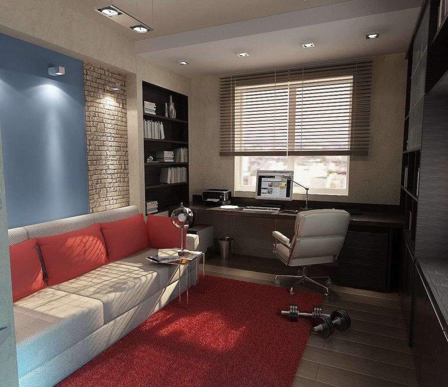 Узкие комнаты для подростков