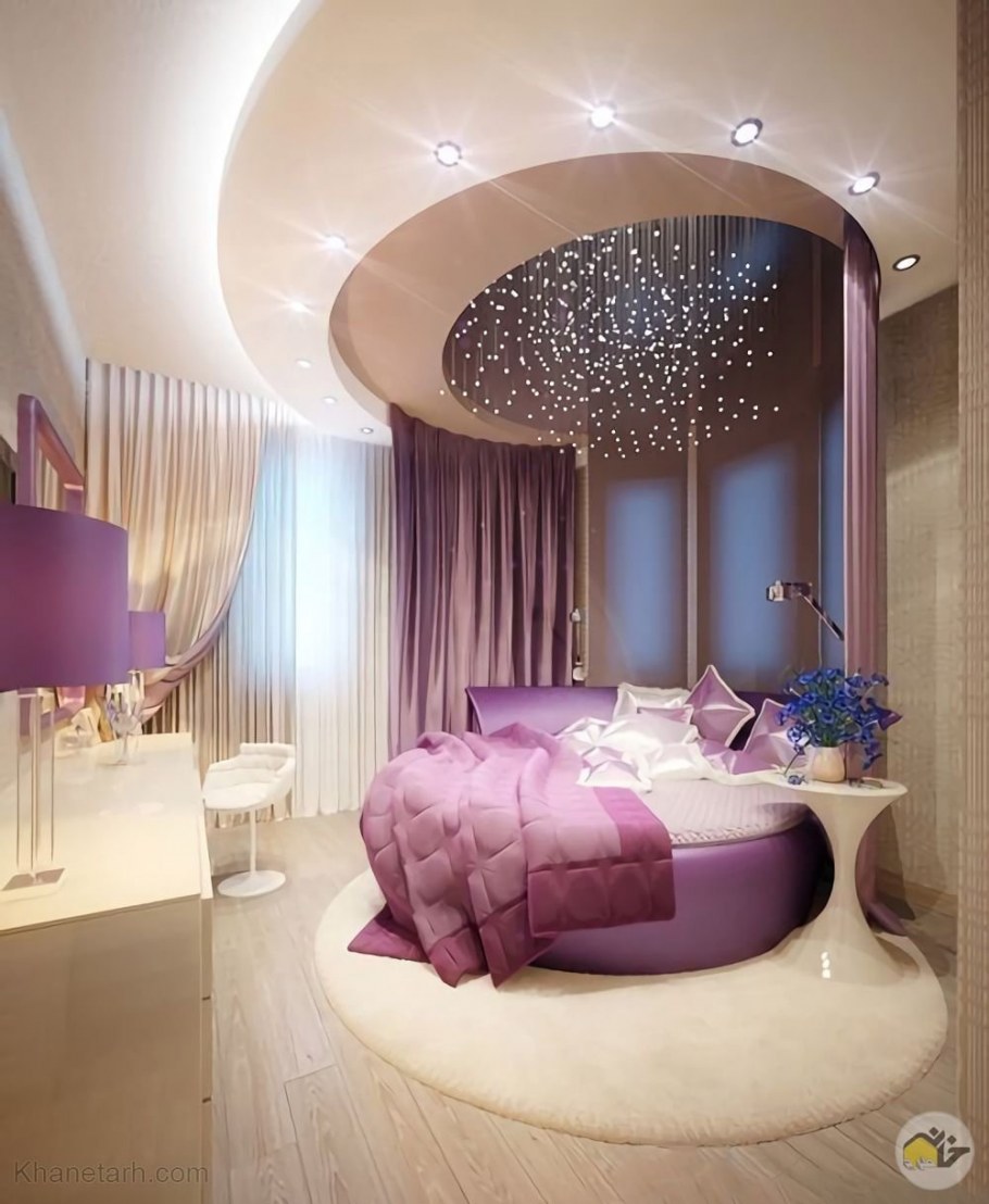 Круглая кровать