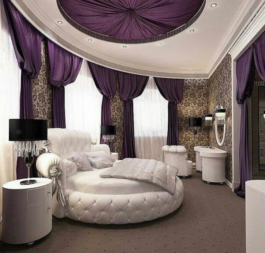 Кровать круглая для спальни