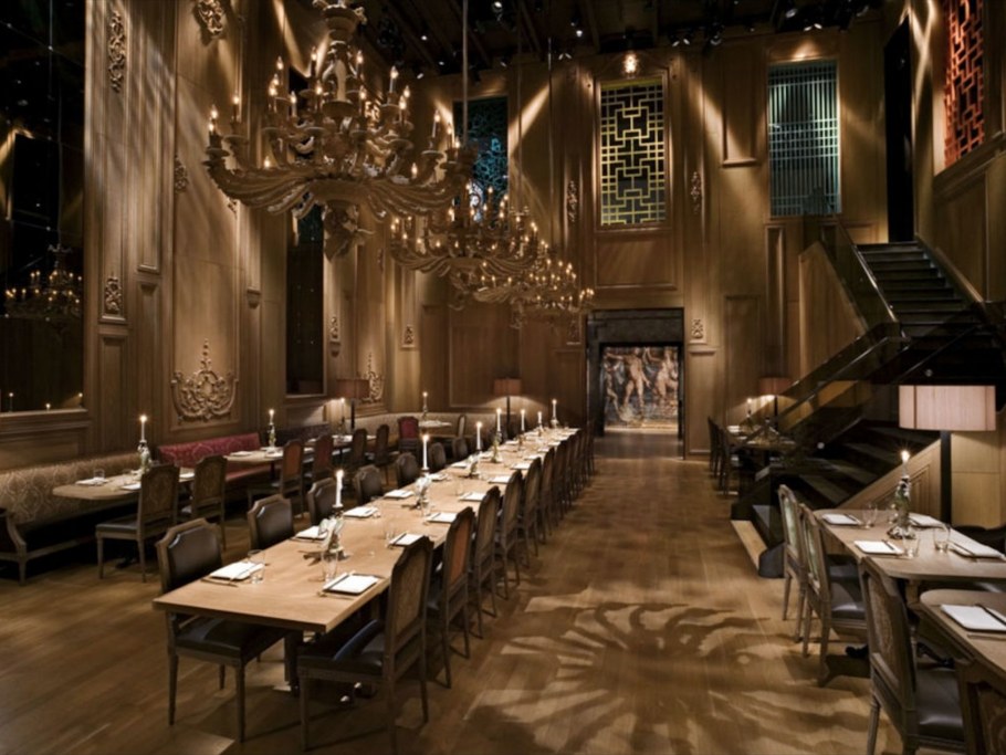 Интерьер ресторана в Нью Йорке