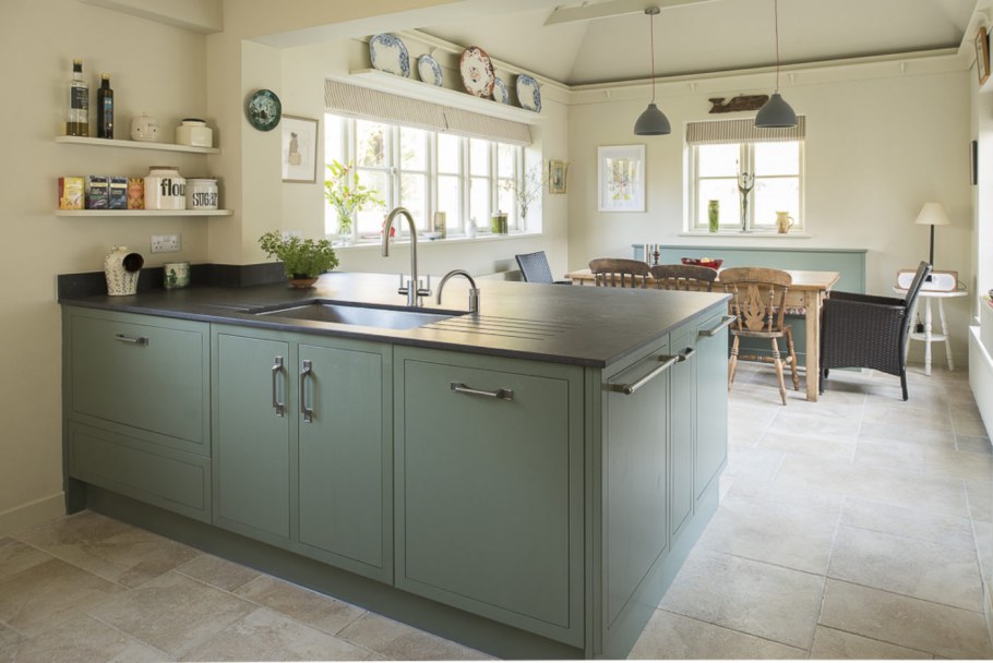 Кухня Фабио фьёрд зеленый