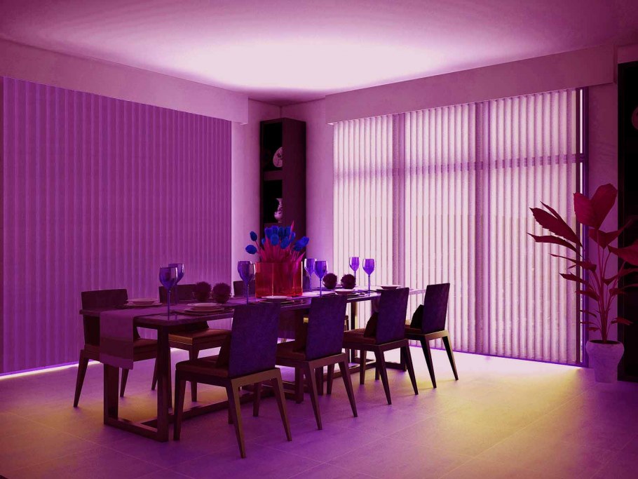 Вертикальные жалюзи на кухню