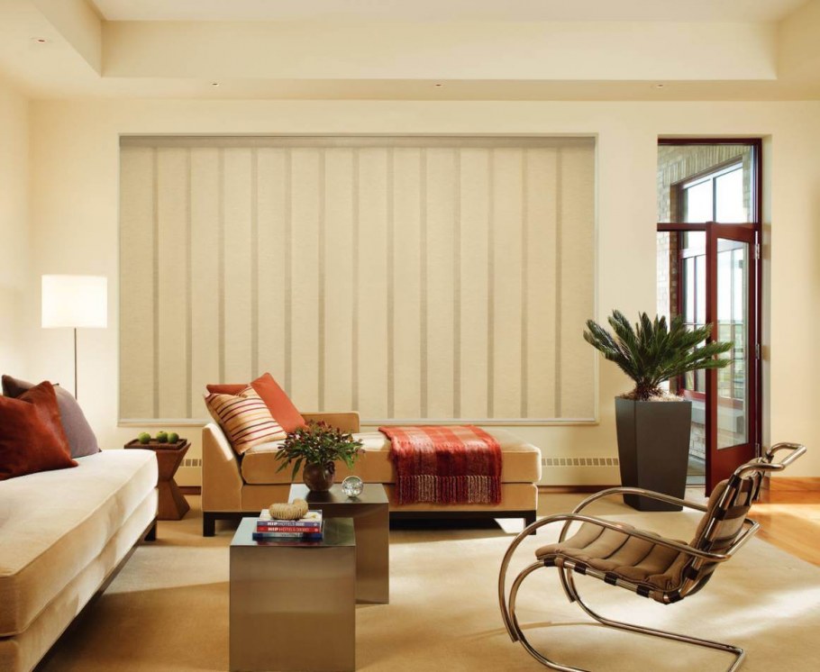 Вертикальные жалюзи тканевые Леруа Мерлен