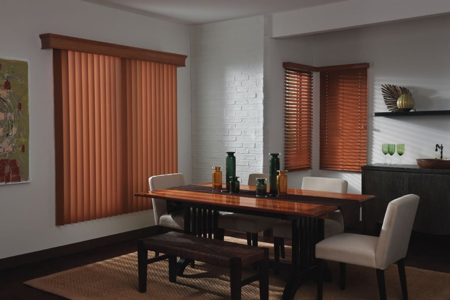 Вертикальные жалюзи с грувером