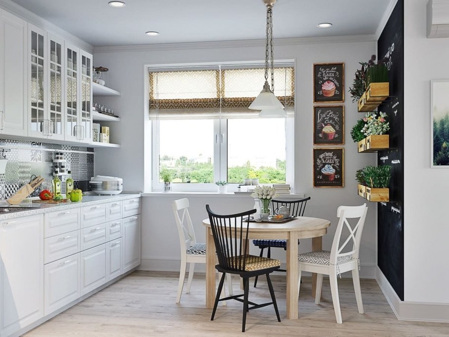 Скандинавская кухня интерьер