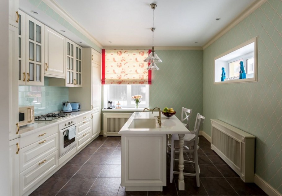 Фартук для белой кухни