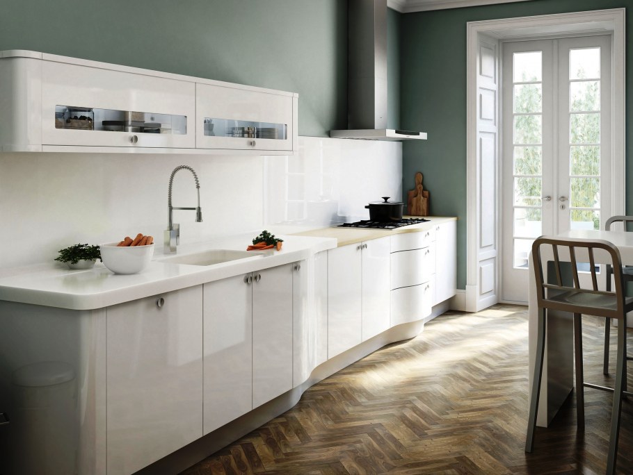 Белые кухни