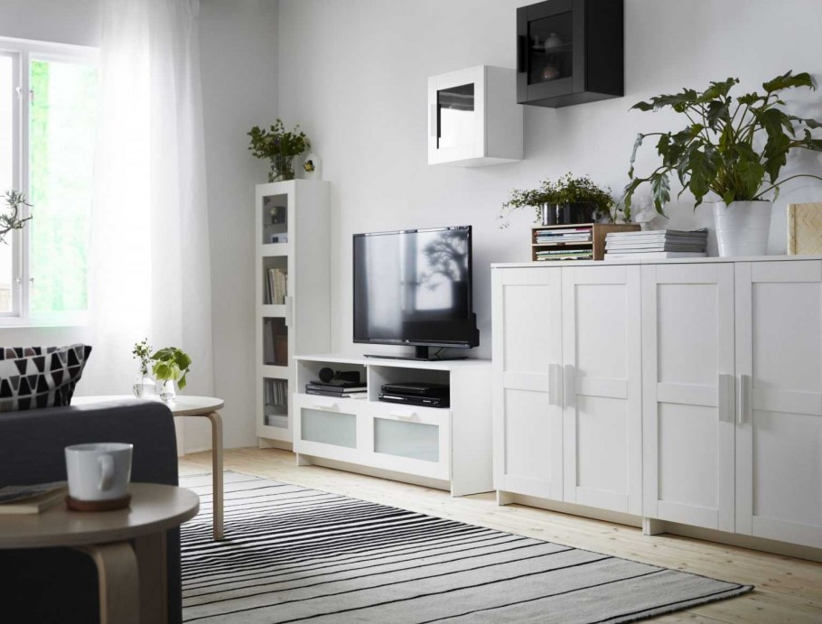 Икеа тумба БРИМНЭС белая