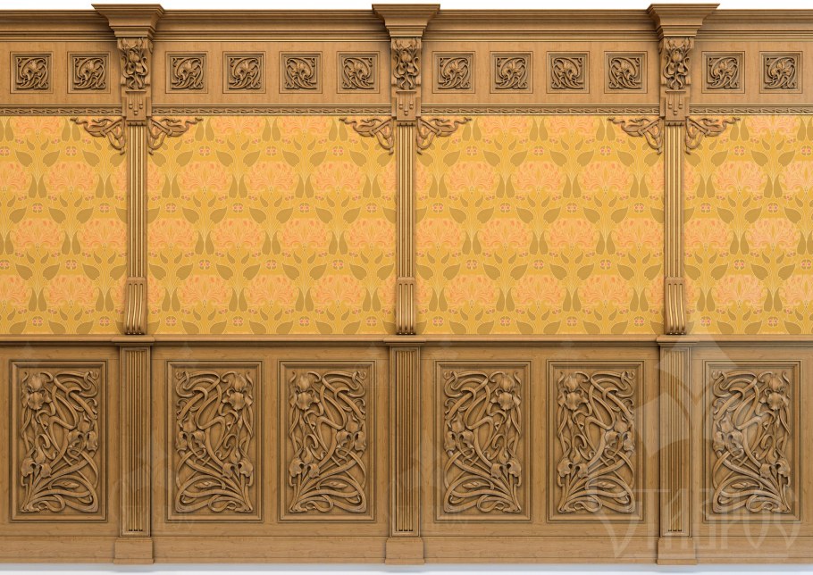 Деревянные потолочные панели