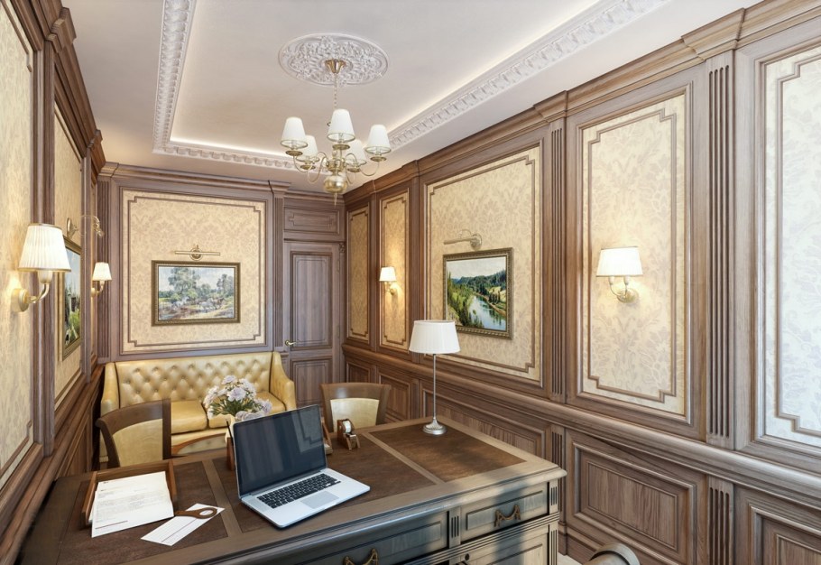 Деревянные панели классические