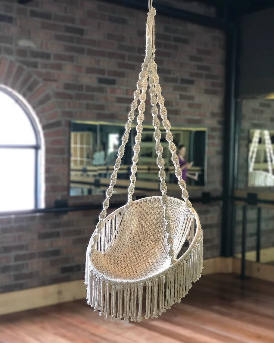 Макраме качели кокон
