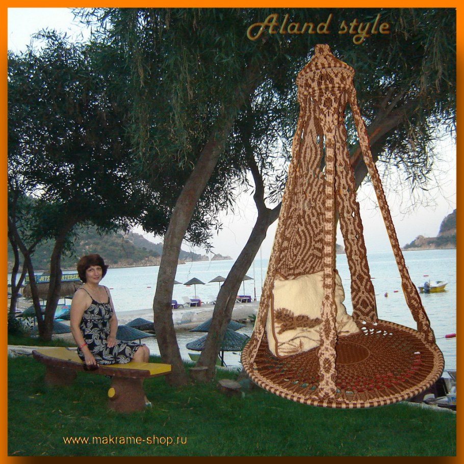 Гамак шатер макраме