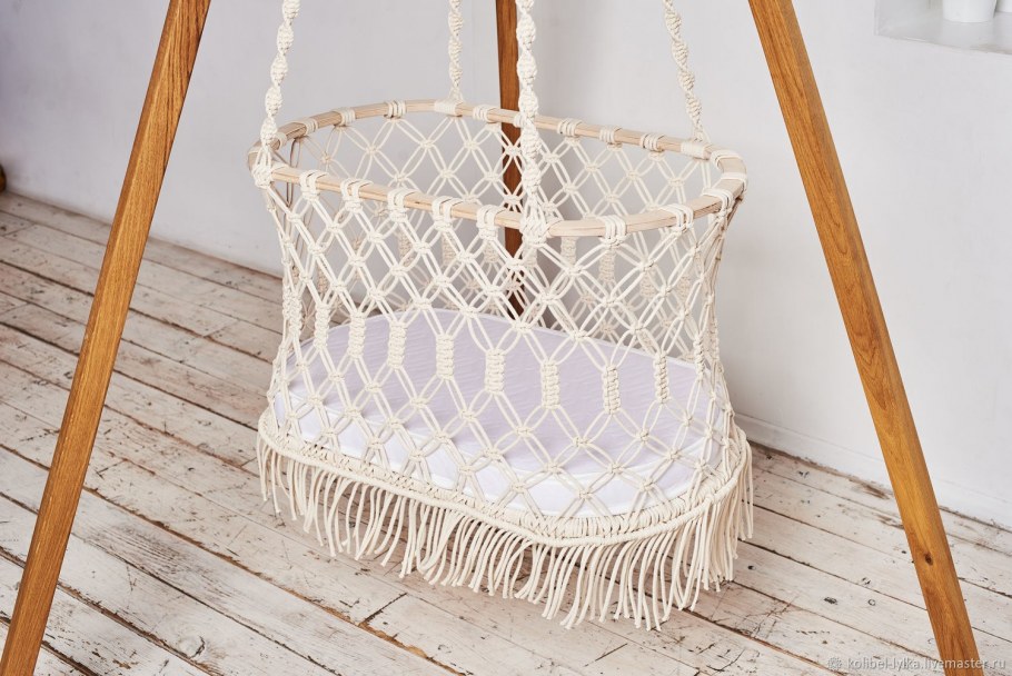 Колыбель зыбка макраме
