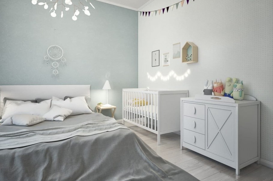 Детская в голубых тонах