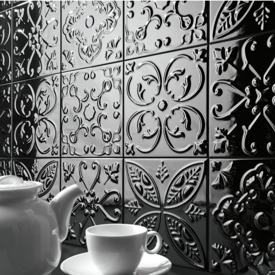 Керамогранит Sant Agostino Patchwork Black and White