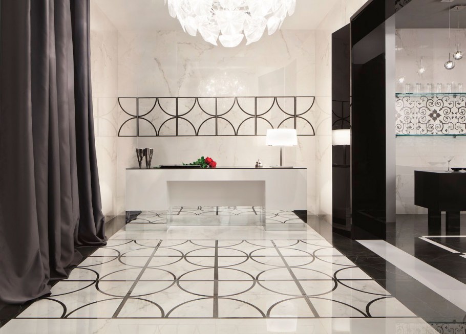 Геометрический орнамент в интерьере