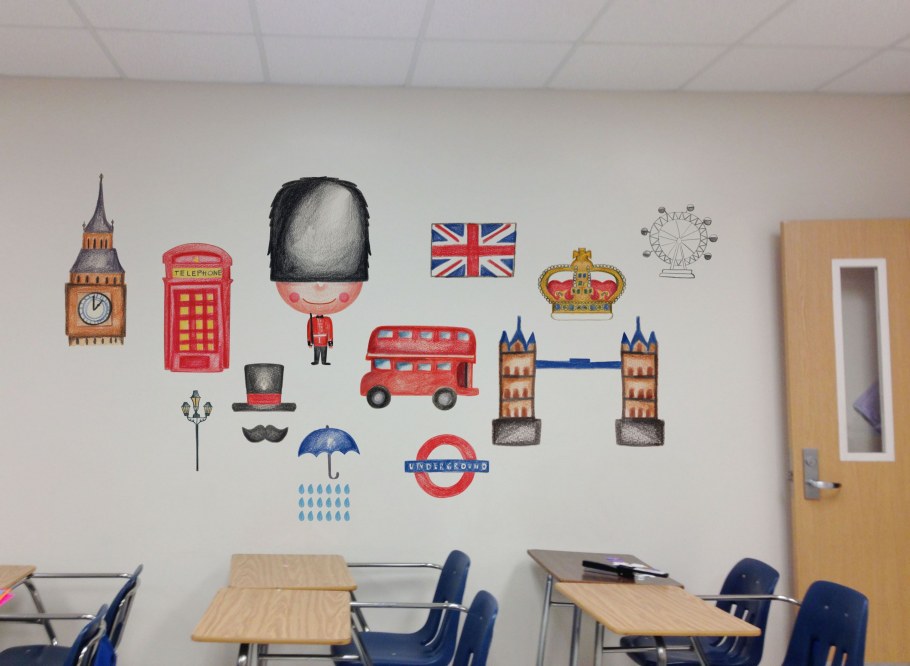 Оформление кабинета английского языка в школе (73 фото)