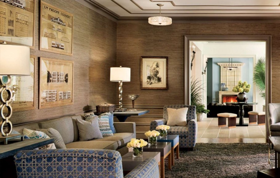 Интерьер гостиной путешественника