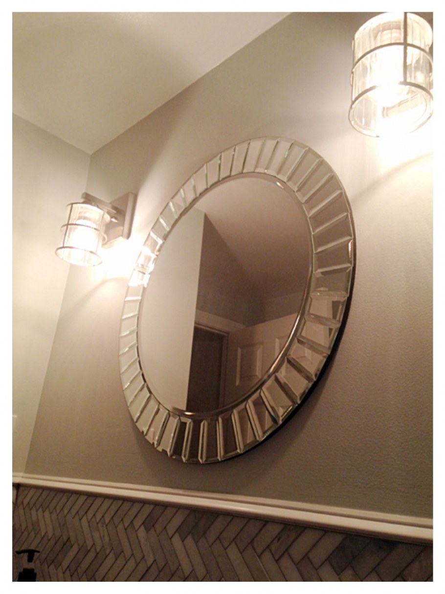 Зеркало декоративное геометрия в интерьере