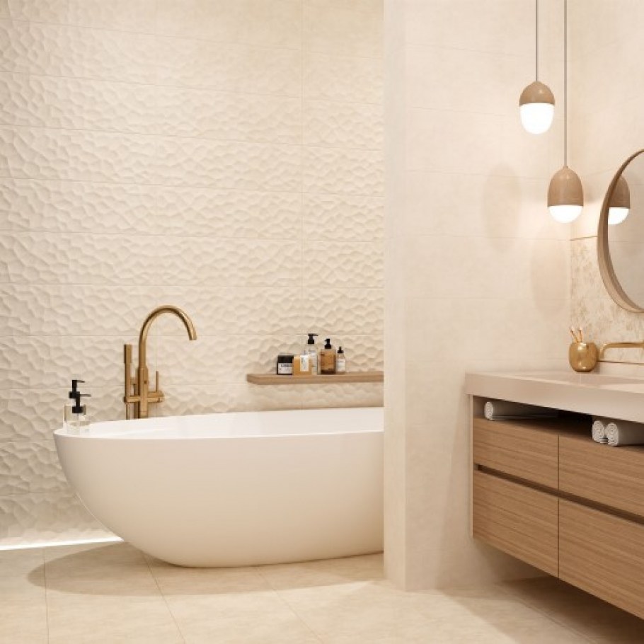 Плитка настенная Organic 20х40 см 1.2 м² цвет серый