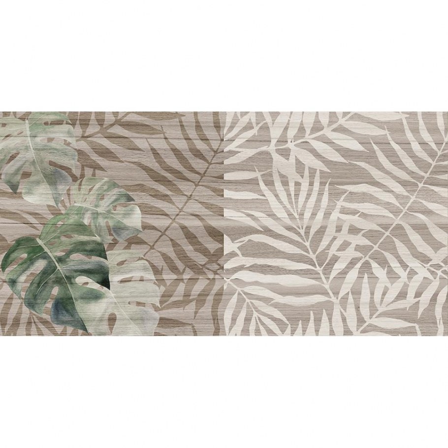 Плитка настенная Organic 20х40 см 1.2 м² цвет коричневый