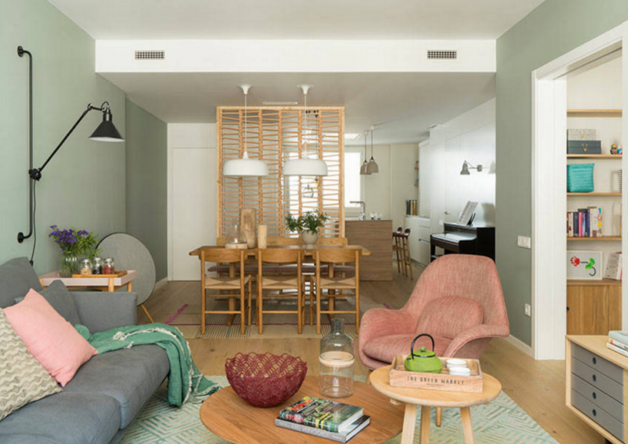 Перегородка в спальне