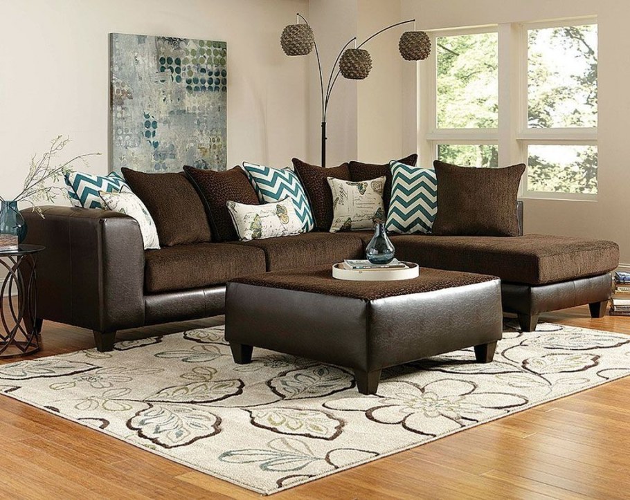 Коричневая мебель в интерьере