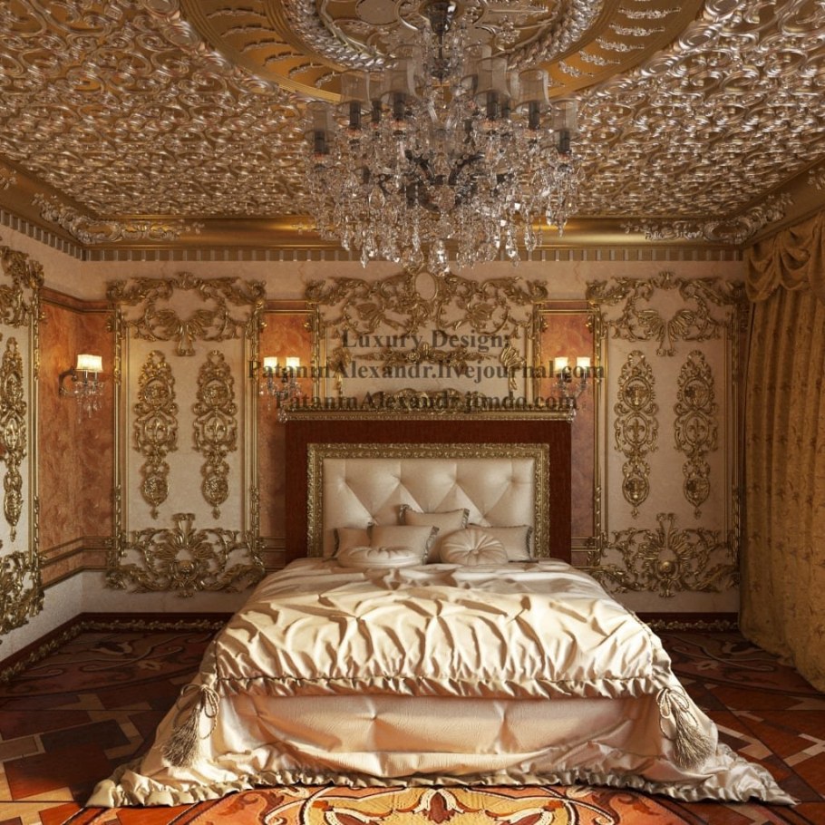 Спальня в роскошном стиле