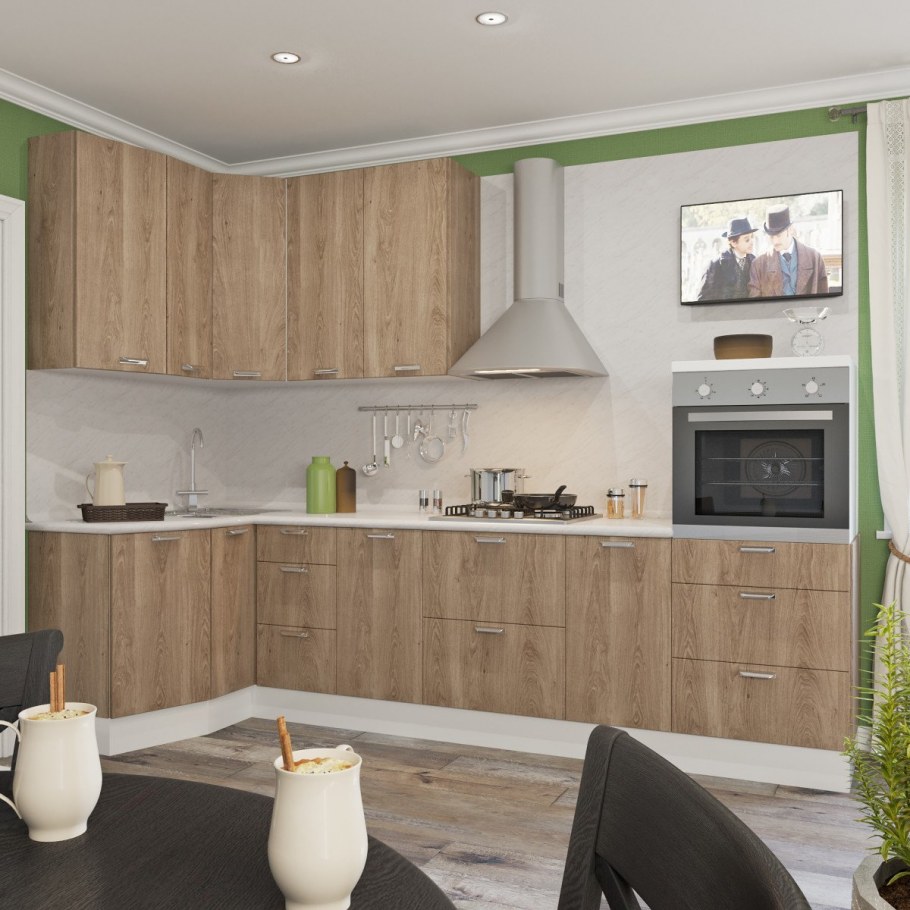 Кухня Леруа Мерлен зеленая