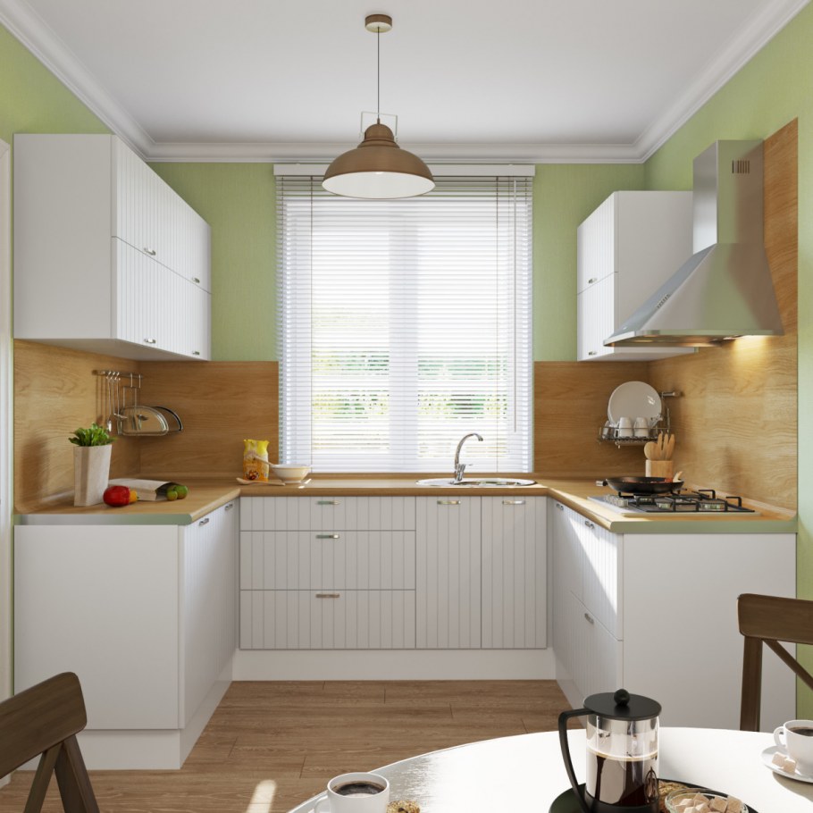 Кухня Леда белая Леруа Мерлен