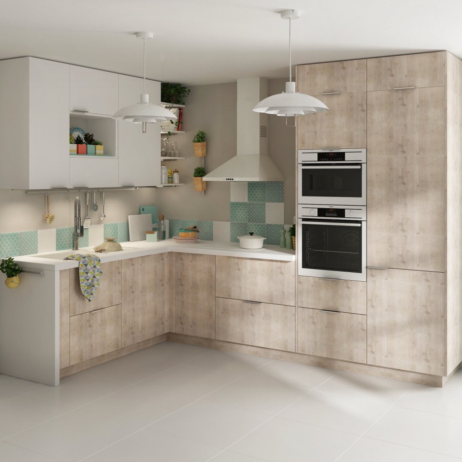 Кухня серо зеленая Леруа Мерлен